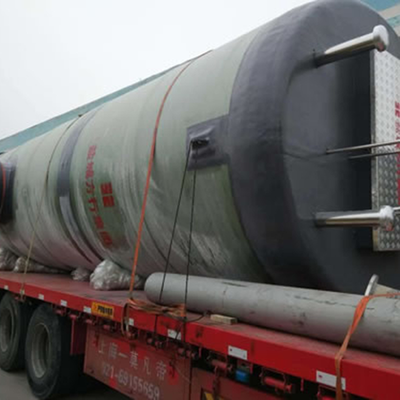 FRP Integrerad prefabricerad pumpstation