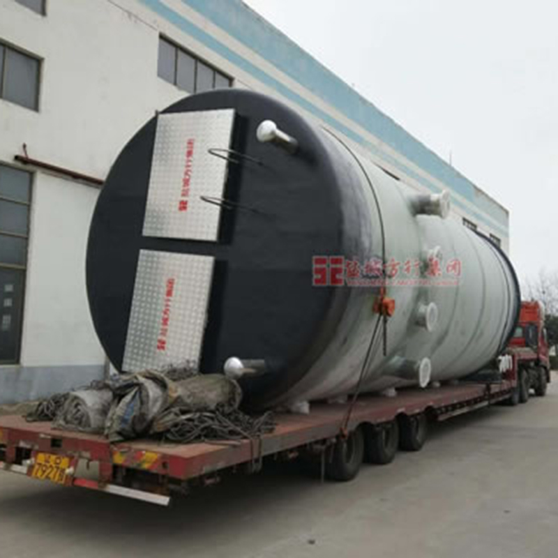FRP Integrerad prefabricerad pumpstation