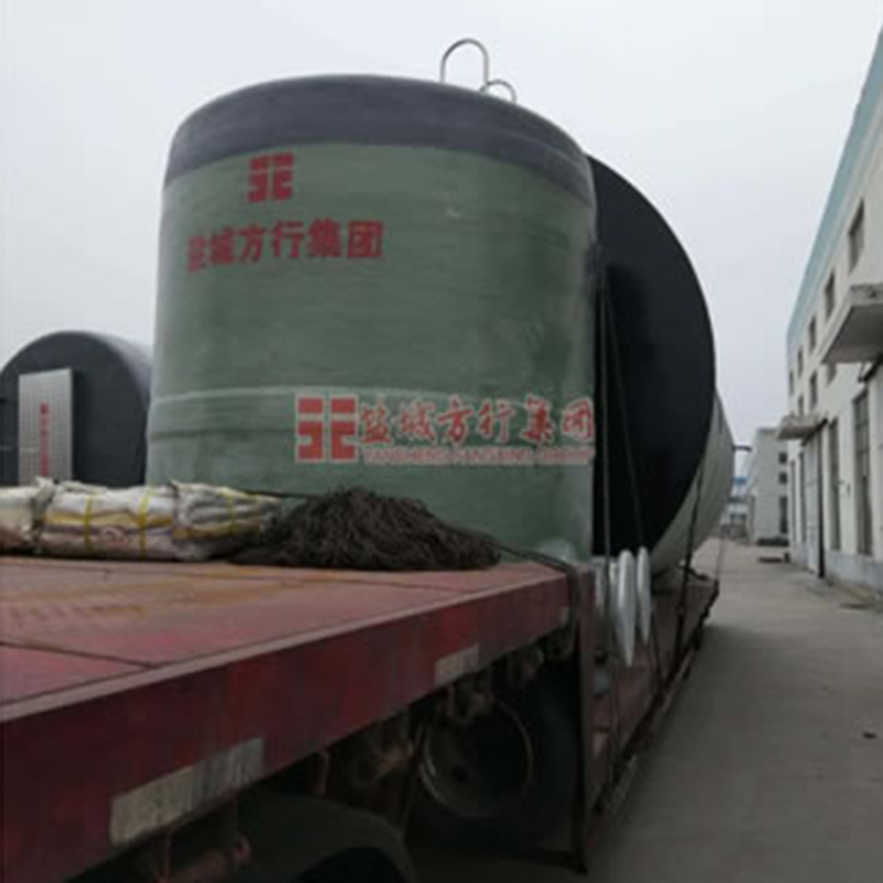 FRP Integrerad prefabricerad pumpstation