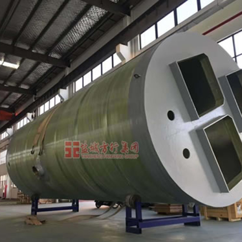 FRP Integrerad prefabricerad pumpstation