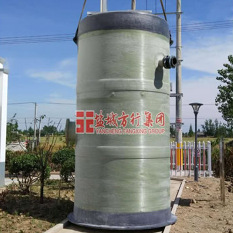 FRP Integrerad prefabricerad pumpstation