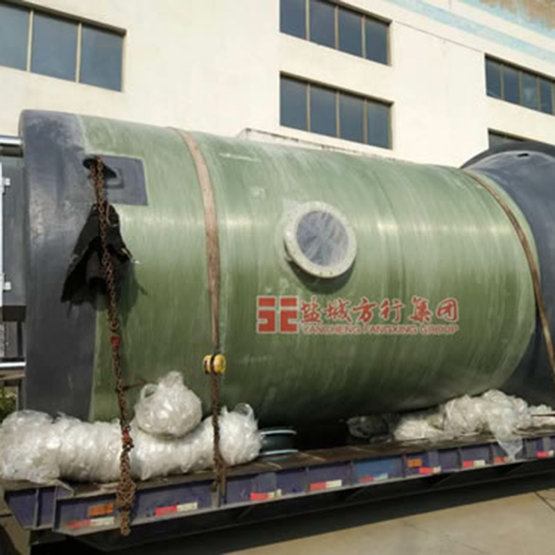 FRP Integrerad prefabricerad pumpstation