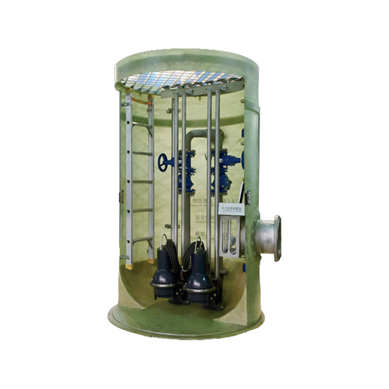 FRP Integrerad prefabricerad pumpstation
